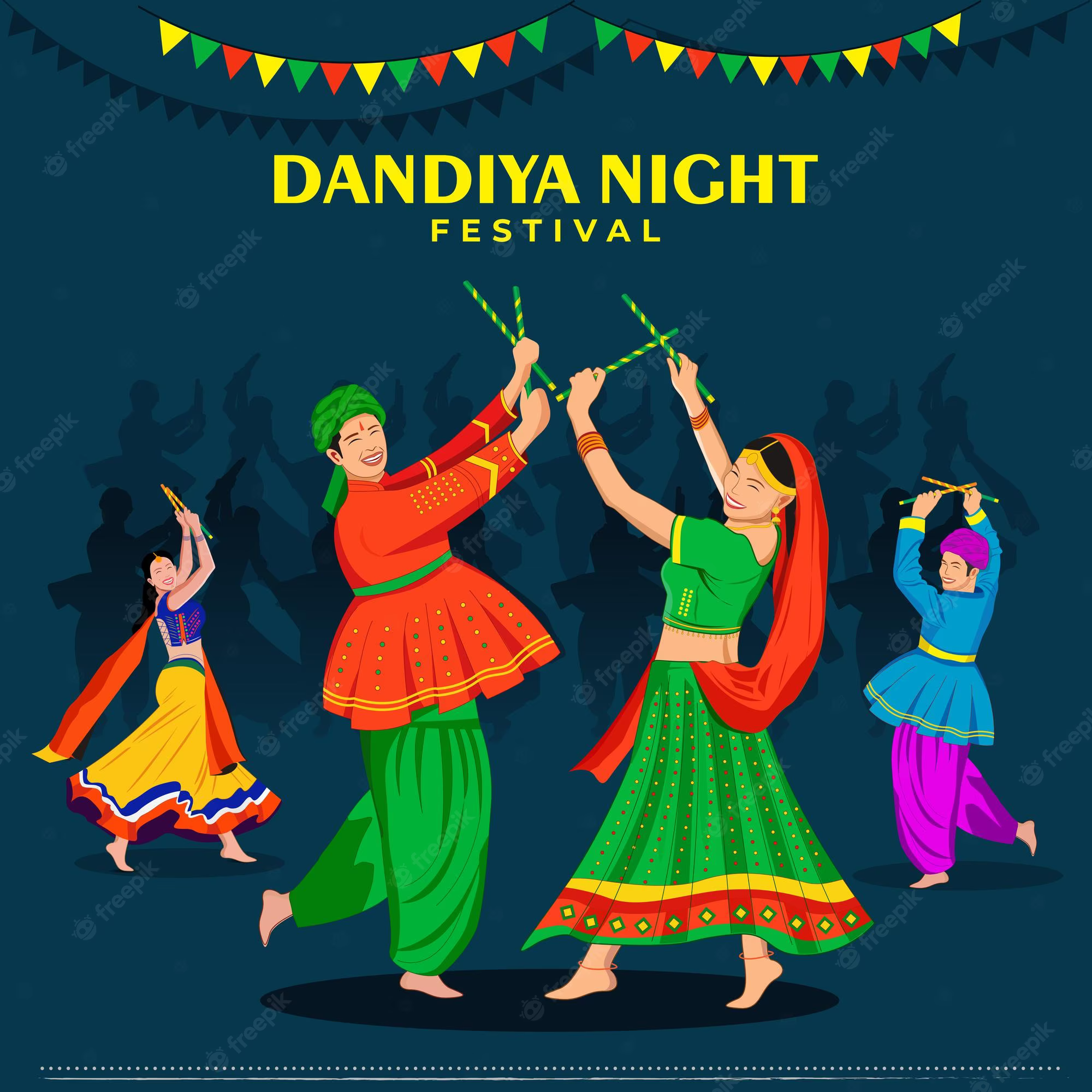 Dandiya Night Extravaganza Hosted by Nsquare: Dancing to the Rhythm of Navratri