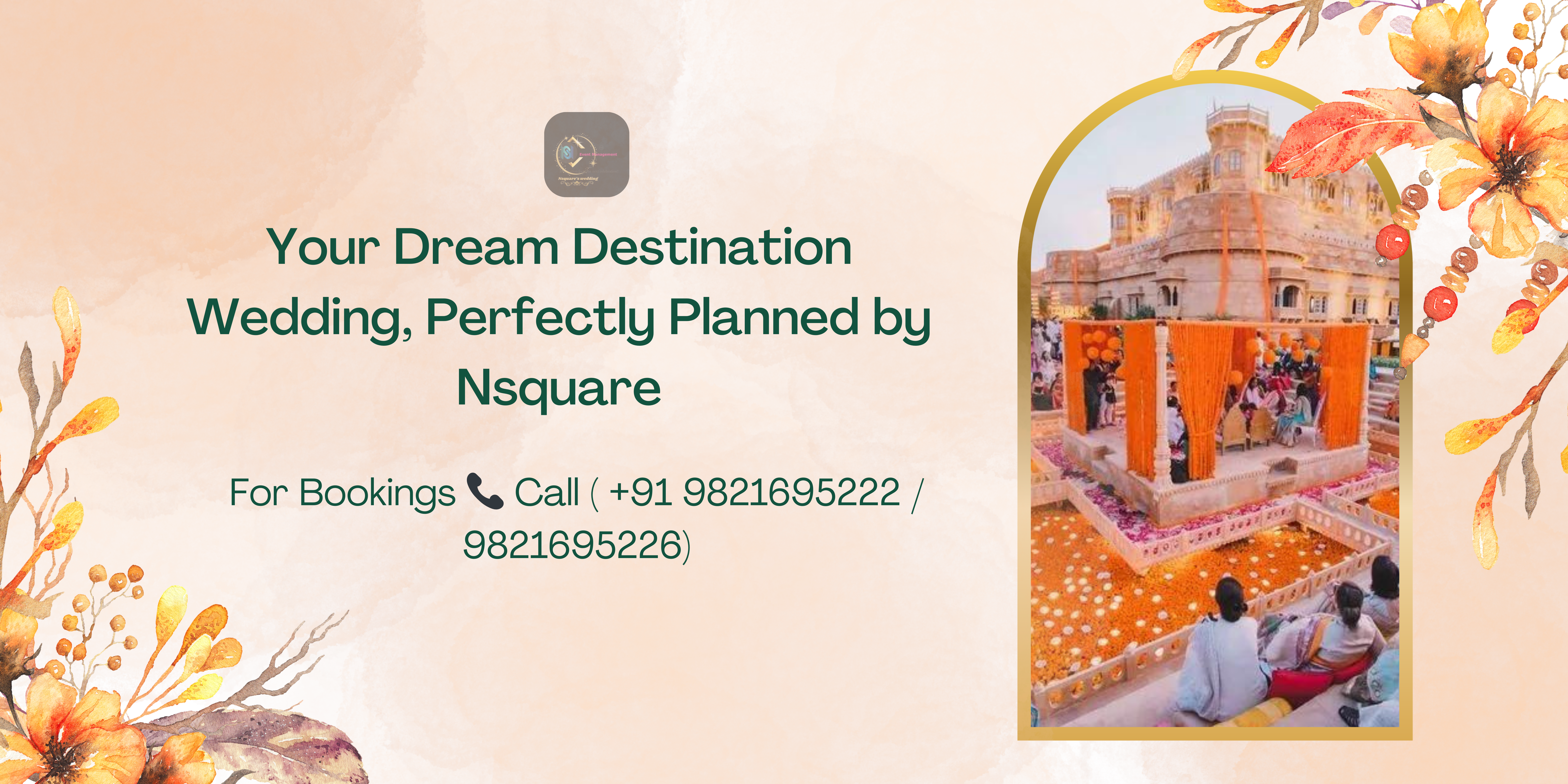 Your Dream Destination Wedding, Perfectly Planned by Nsquare